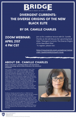 Flyer for Camille Charles Webinar