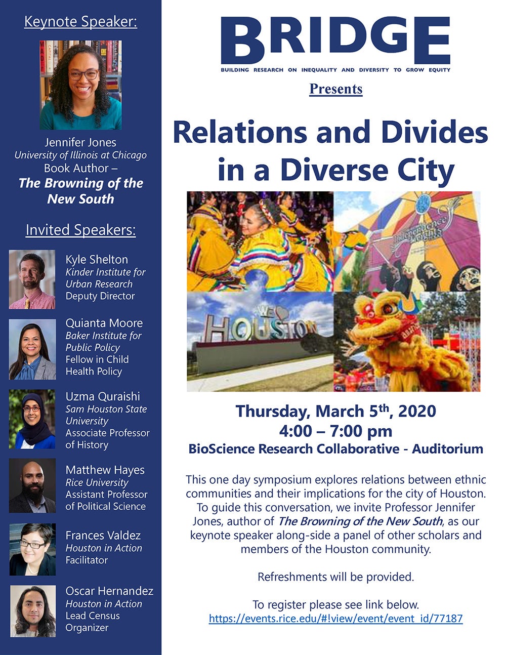 BRIDGE Kick Off Event Flier